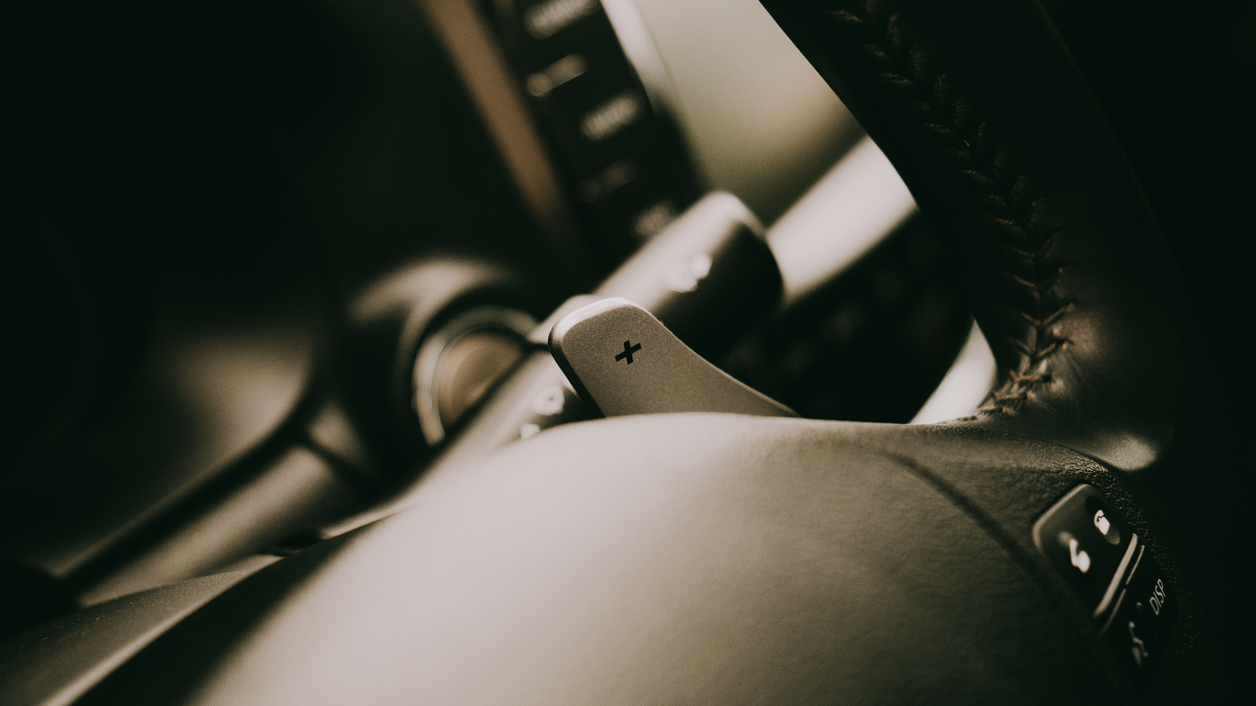 Paddle shifter detail